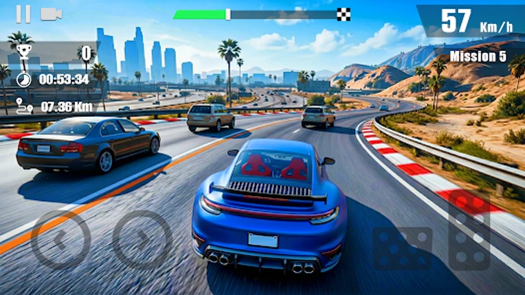 Real Traffic Car Simulator 3D Image