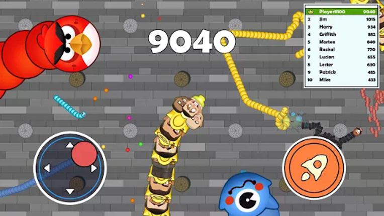Sneak Snake-Slither Worm Game screenshot