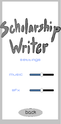 Scholarship Writer screenshot