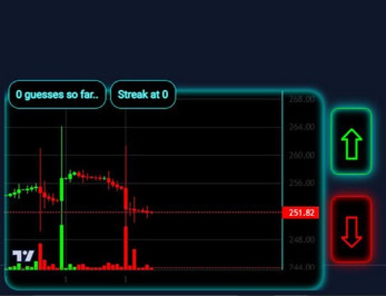 Prediction Widget – Interactive Trading Game for Fintech & Education Image