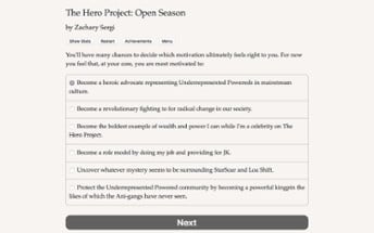 The Hero Project: Open Season Image