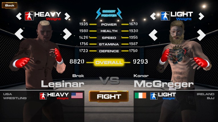 UFC Simulator MMA Championship screenshot