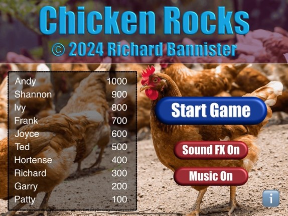 Chicken Rocks screenshot