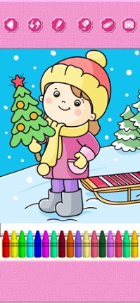 Christmas Coloring Book Games Image