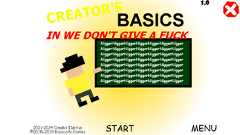 Creator's Basics In We Don't Give A Fuck Image