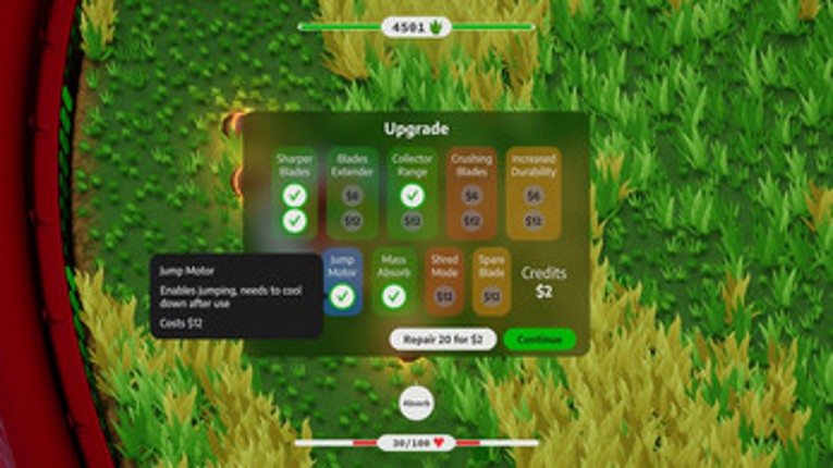 Deep Space Lawn Mowing Image