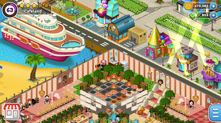 Cafeland - Restaurant Cooking screenshot