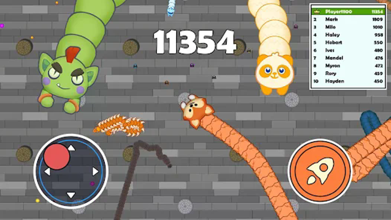 Sneak Snake-Slither Worm Game screenshot