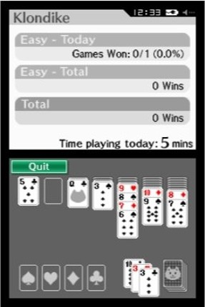 Touch Solitaire screenshot