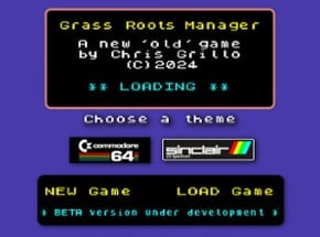 Grass Roots Football Manager (BETA) Image