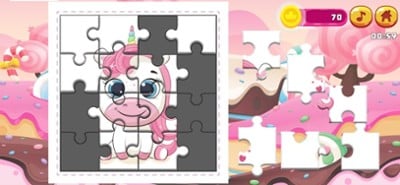 Kawaii Unicorn Jigsaw Puzzles Image