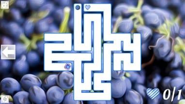 Maze Art: Blue Image