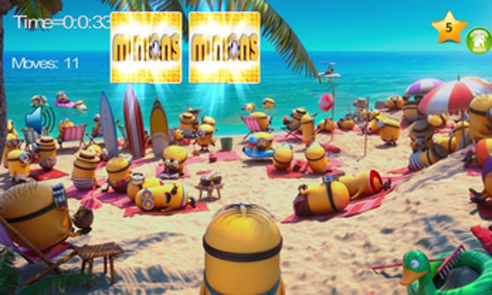 Minions Memory 4 Kids Image