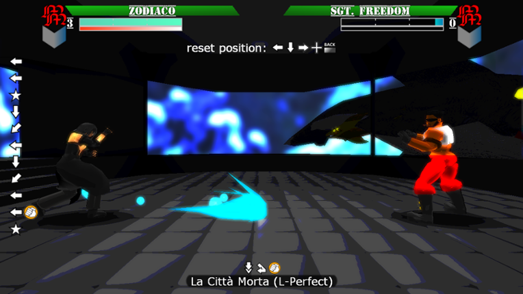 Motionsickness - 2.5D fighting game screenshot