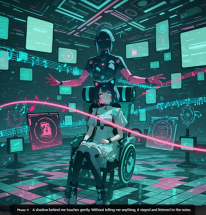 PrismCat Memory — Visual Interactive Poem screenshot