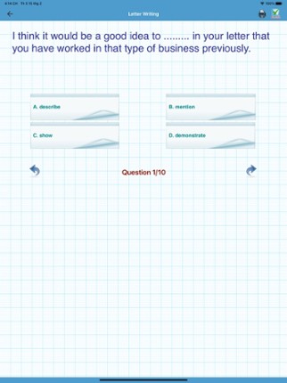 Skill Levels: ESL/EFL Tests screenshot