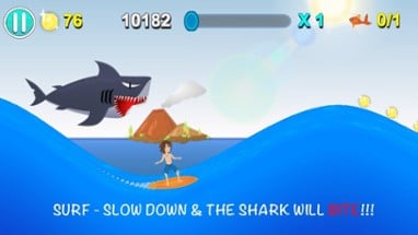 Space Surf : Shark Attack Image