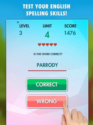 Spelling Challenge Game screenshot