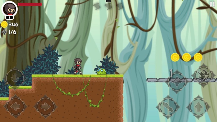 Super Ninja Platfromer screenshot