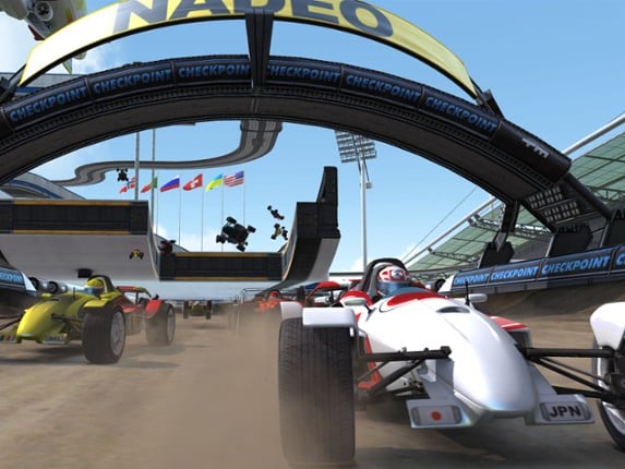 TrackMania Nations Game Cover