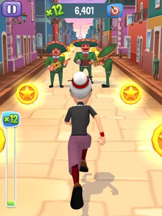 Angry Gran Run - Running Game screenshot