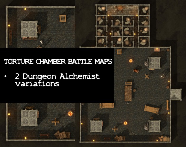 Games like Battle Maps: Torture Chamber for DnD PF2E & other TTRPGs