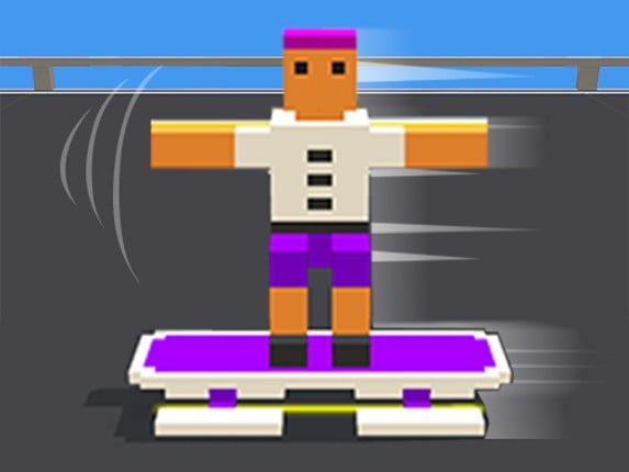 Blocky Skater Rush Game Cover