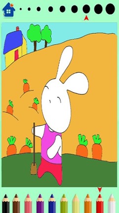 BunnyBunny-Rabit Toons Coloring Book screenshot