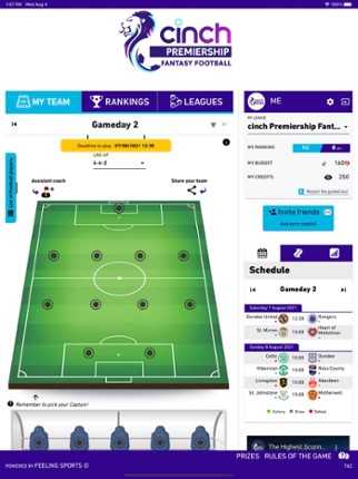 cinch Premiership Fantasy screenshot
