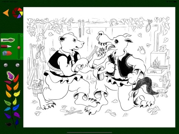 Coloreaza Capra cu Trei Iezi screenshot