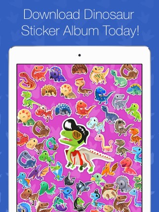 Dino Album Stickers Factory Game screenshot