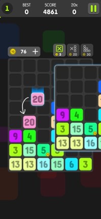 Drag And Merge Puzzle screenshot