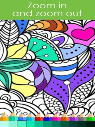 Flower Colorful - Coloring Book for Adults screenshot