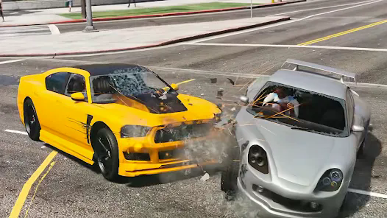 Beam drive car crash test screenshot