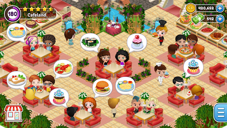 Cafeland - Restaurant Cooking screenshot