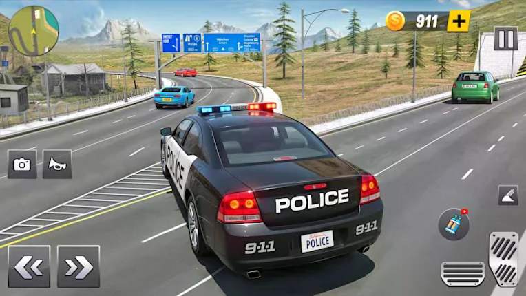 Highway Police Chase Cop Games screenshot