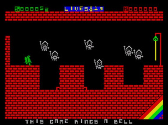 Janky Joe in Retro Hell - ZX Spectrum Version screenshot