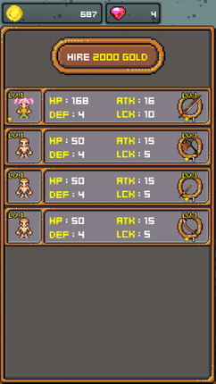 Tales of Clicker Knights RPG screenshot