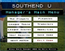 Grass Roots Football Manager (BETA) Image