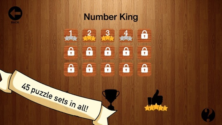 Number King: a Math Logic Puzzle Game screenshot