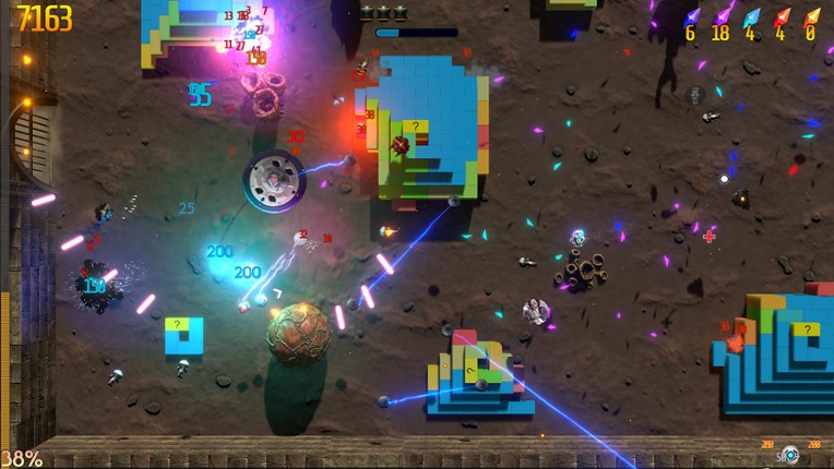 Retro Rocket Raiders screenshot