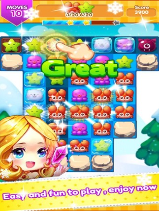 Sea Paradise Mania:Match 3 - A fun and addictive puzzle game for free Image