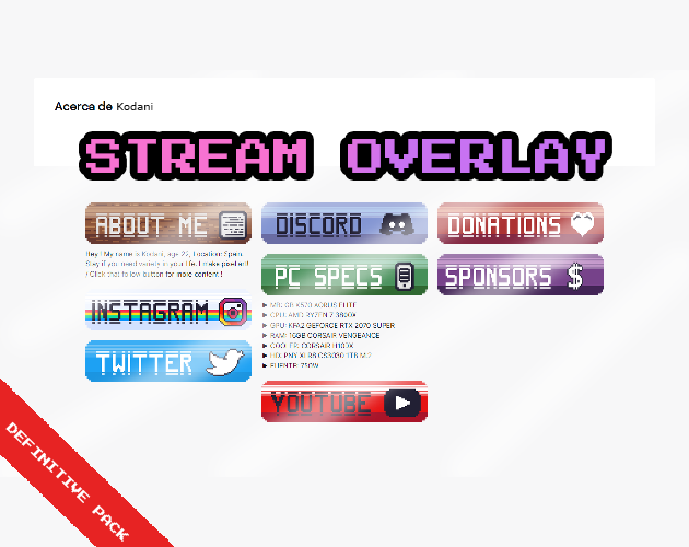 Games like Stream Overlay (Definitive Pack)