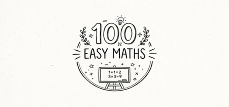 100 Easy Maths Image