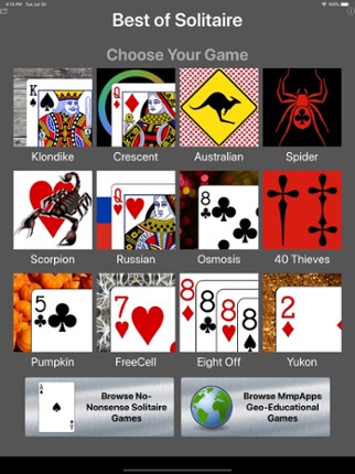 Best of Solitaire screenshot