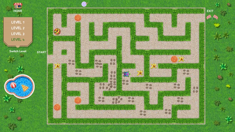 Catch That Pizza! Maze Game screenshot