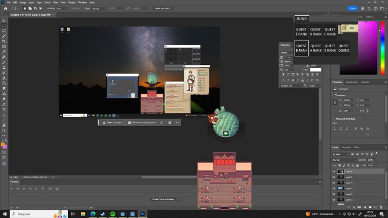 Desk Fantasy screenshot