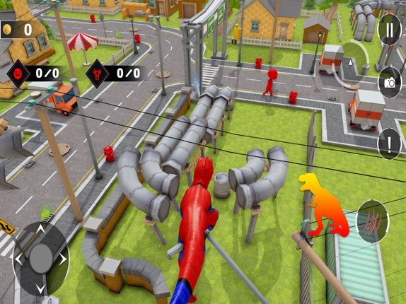 Dino vs Gorilla City Rampage Image