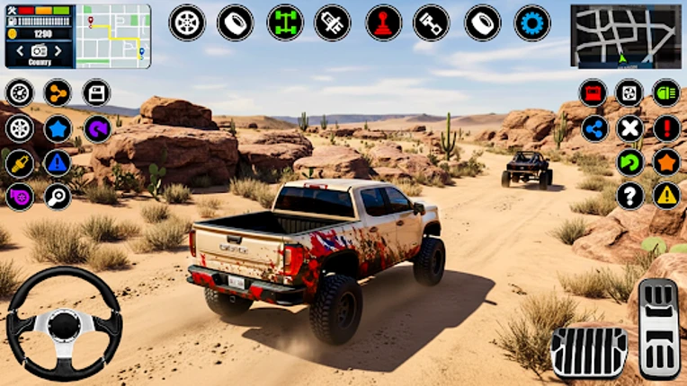 4x4 Land Cruiser Jeep Car Game Image