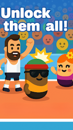 Volley Beans Fun Sports Battle screenshot